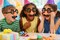 Kids Nose Glasses Disguise Set – Funny Costume Glasses with Nose & Mustache, 12 Pack